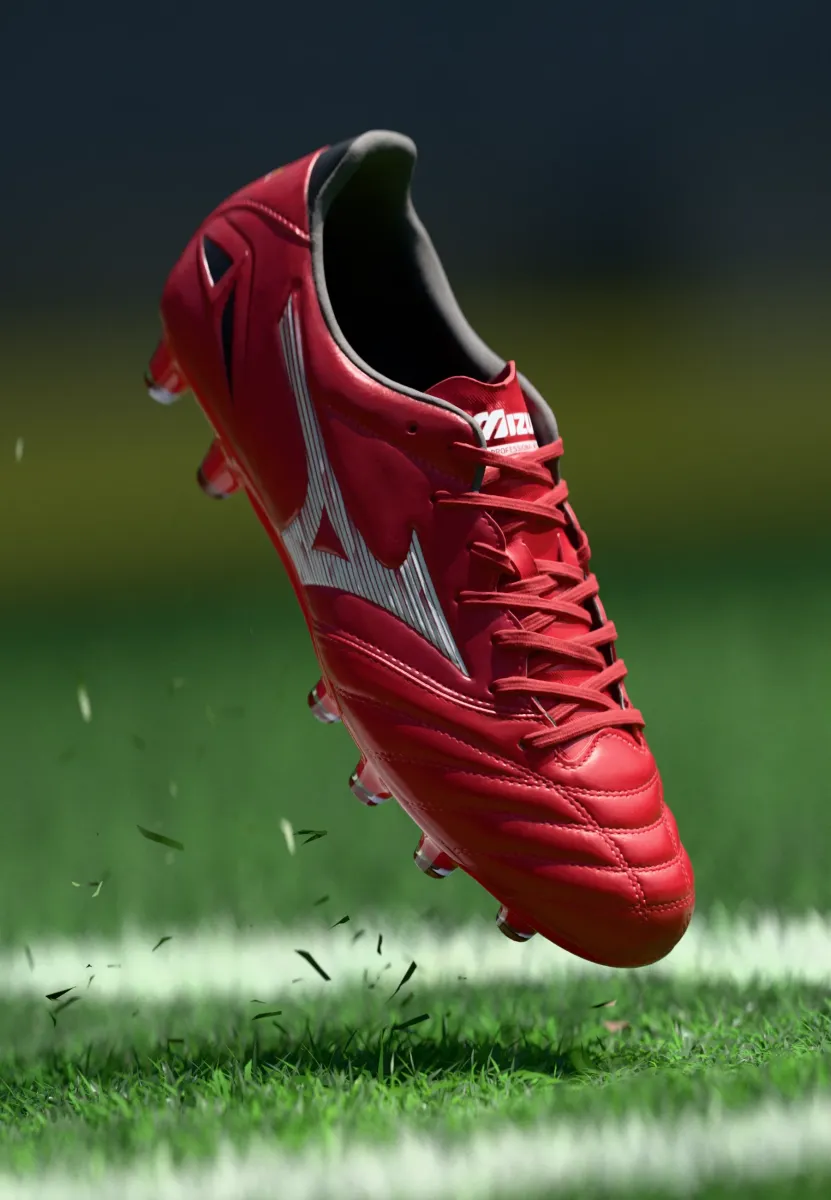 MORELIA NEO IV PRO - Fußballschuhe für festen Untergrund - red/white/black