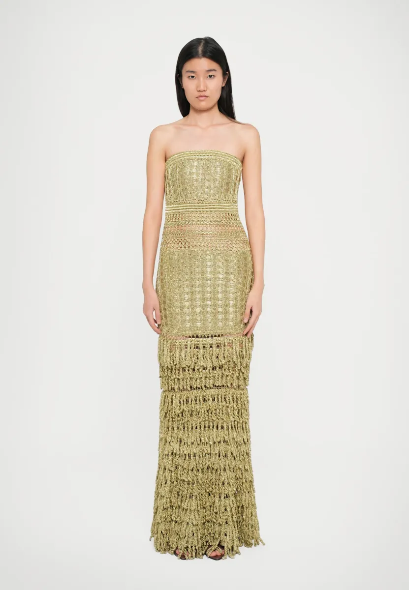 MORGAN DRESS - Ballkleid - gold-coloured