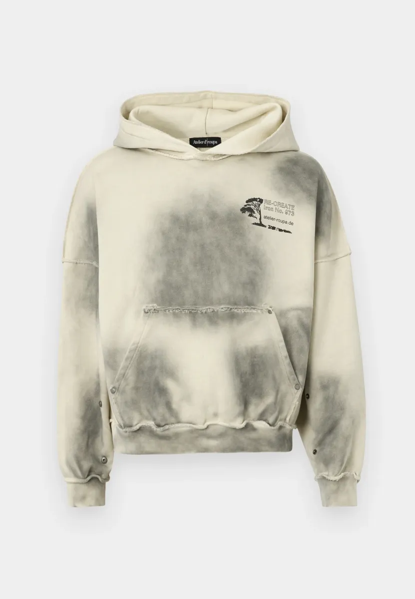 MOSAIC HOODIE UNISEX  - Sweatshirt - beige