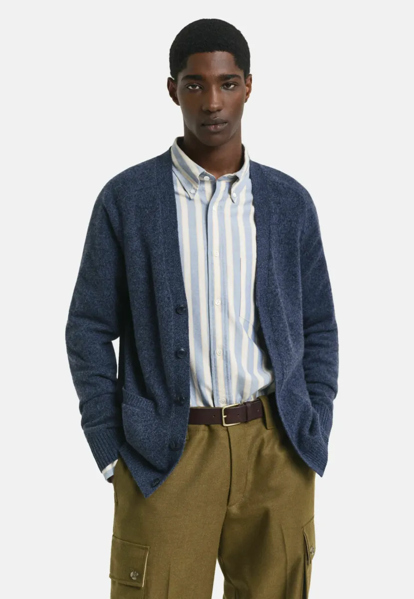 MOULINÉ - Strickjacke - dark navy melange