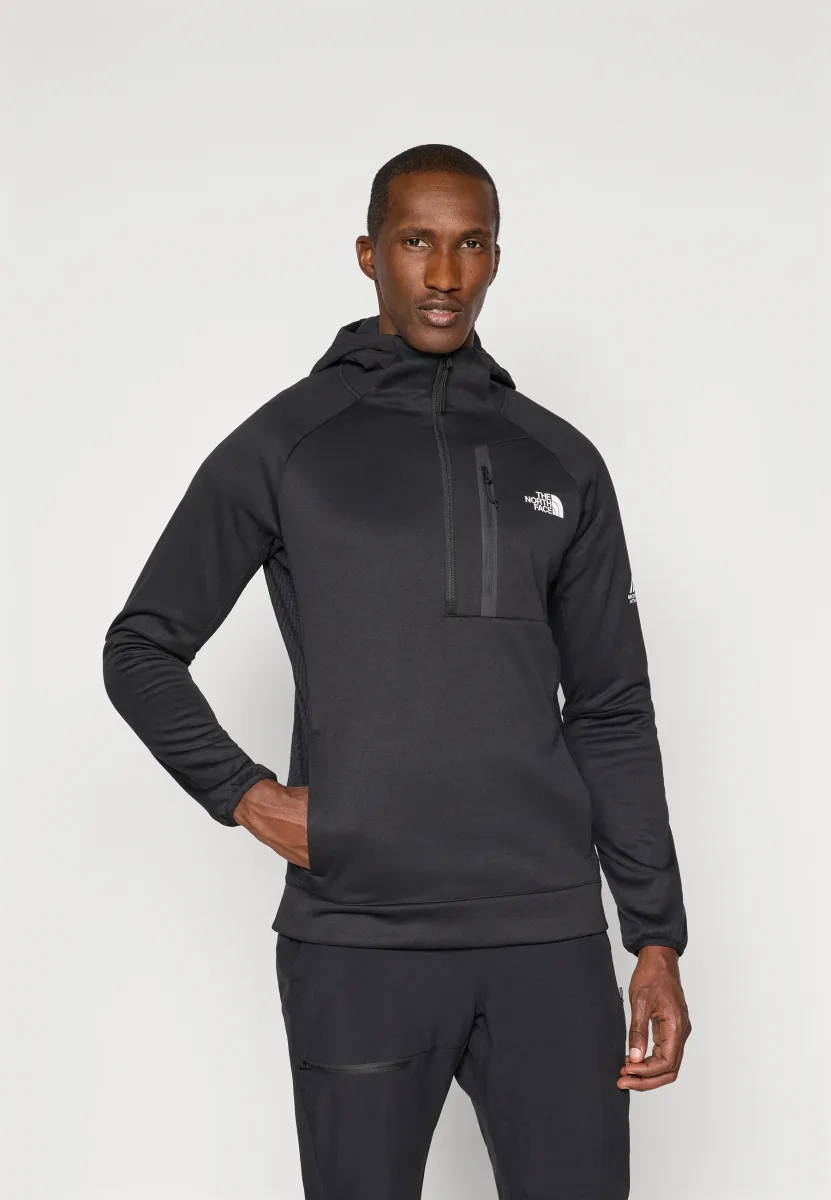 MOUNTAIN ATHLETICS HOODED 1/4  - Kapuzenpullover - black