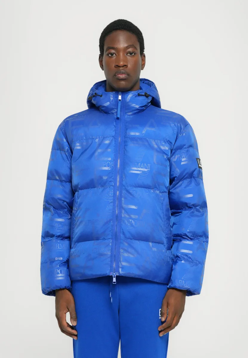 MOUNTAIN HOODED JACKET LOGO REPEAT - Winterjacke - surf the web