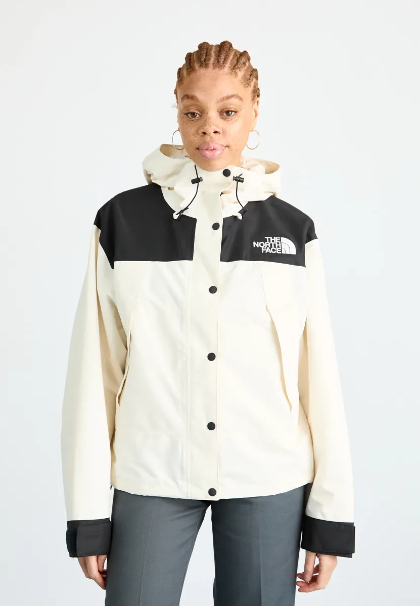 MOUNTAIN JACKET - Regenjacke / wasserabweisende Jacke - white dune/black