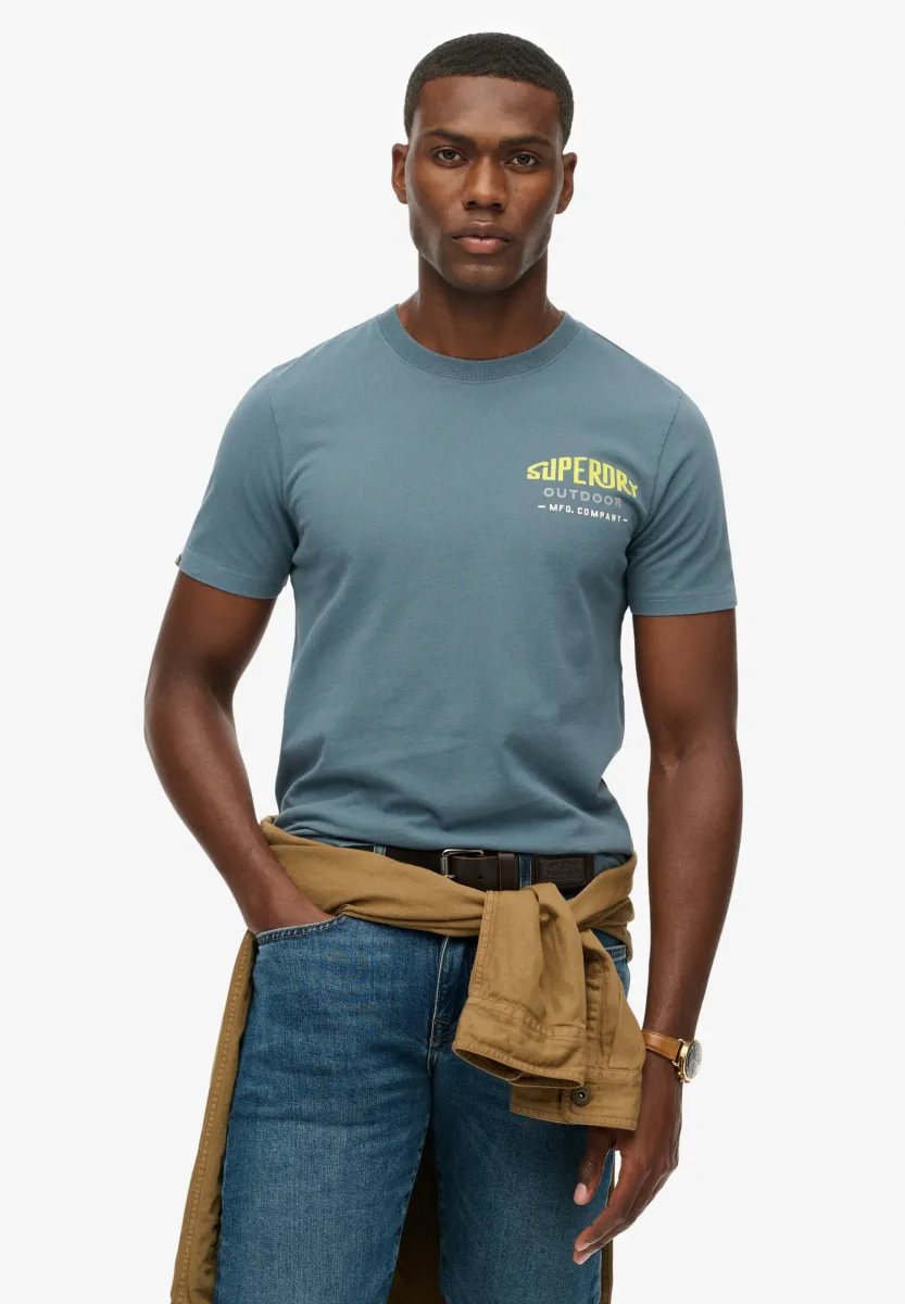 MOUNTAIN - T-Shirt print - orion blue