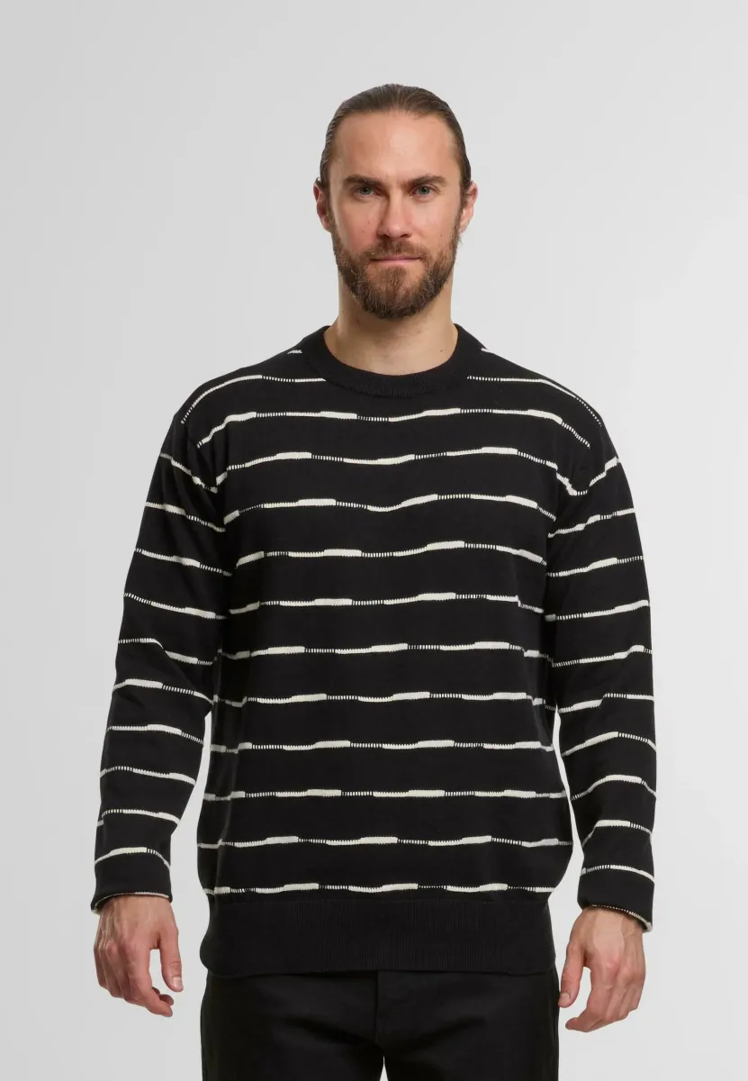 MOWRI - Strickpullover - black