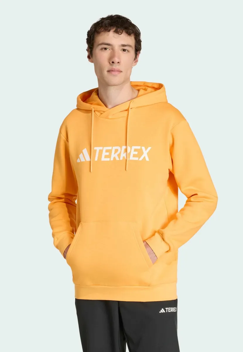MT L LOGO - Kapuzenpullover - pure tangerine