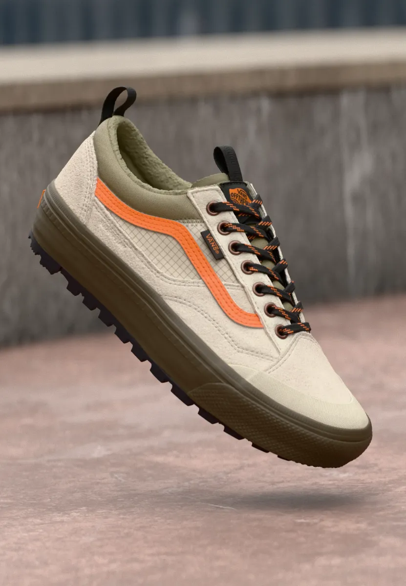 MTE OLD SKOOL UNISEX - Sneaker low - taupe/orange