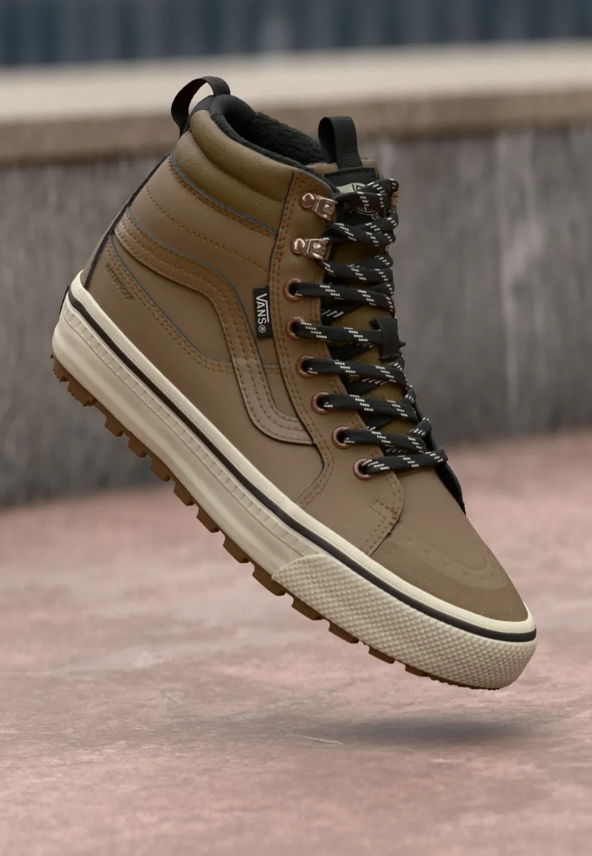 MTE SK8 HI WATERPROOF INSULATED UNISEX - Sneaker high - sepia/marshmallow
