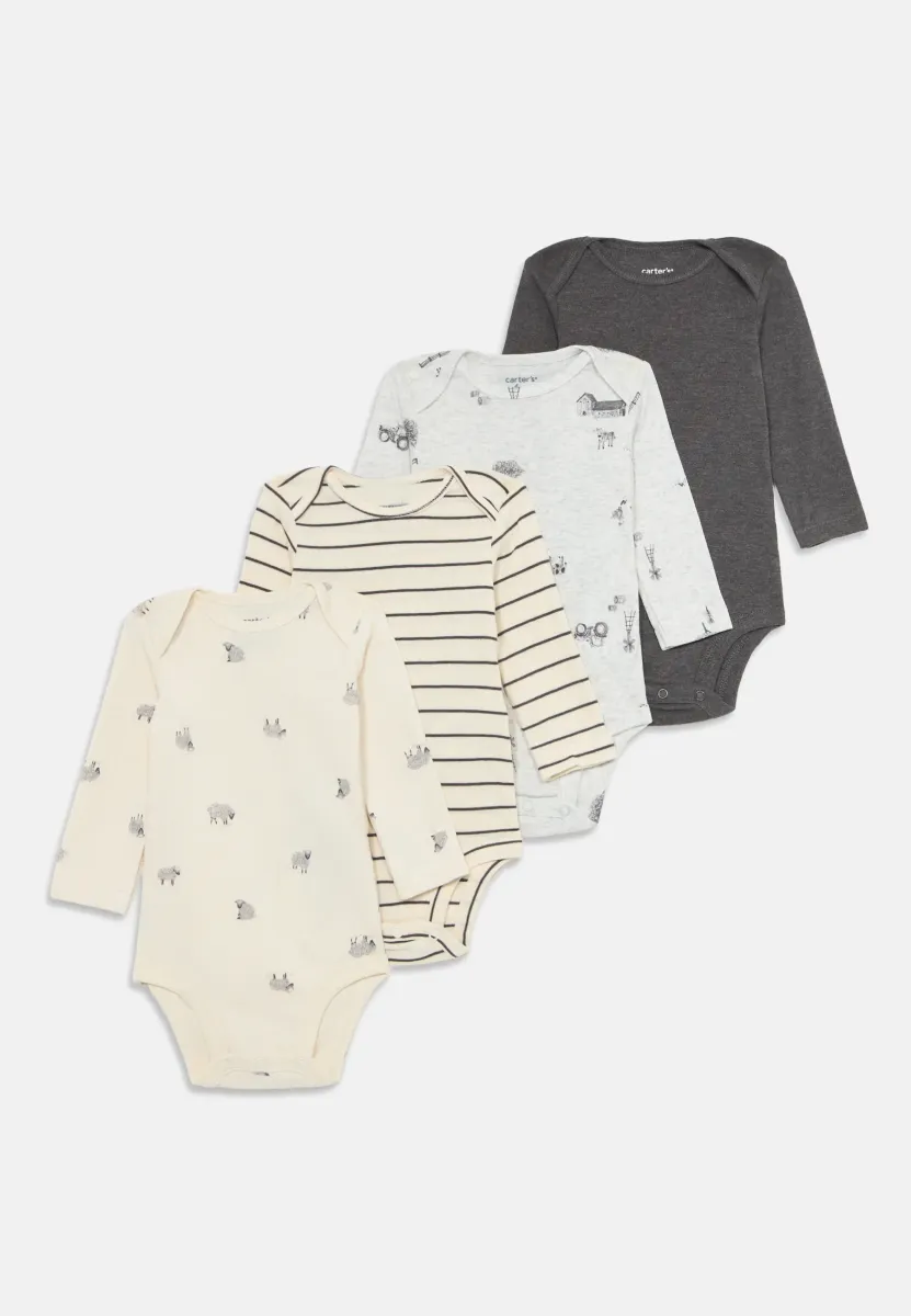 MULTI 4 PACK - Body - off-white/black