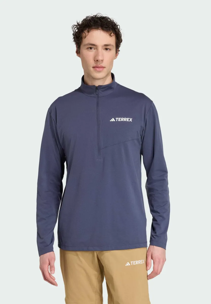 MULTI CLIMACOOL 1/2 ZIP LONG SLEEVE - Langarmshirt - shadow navy