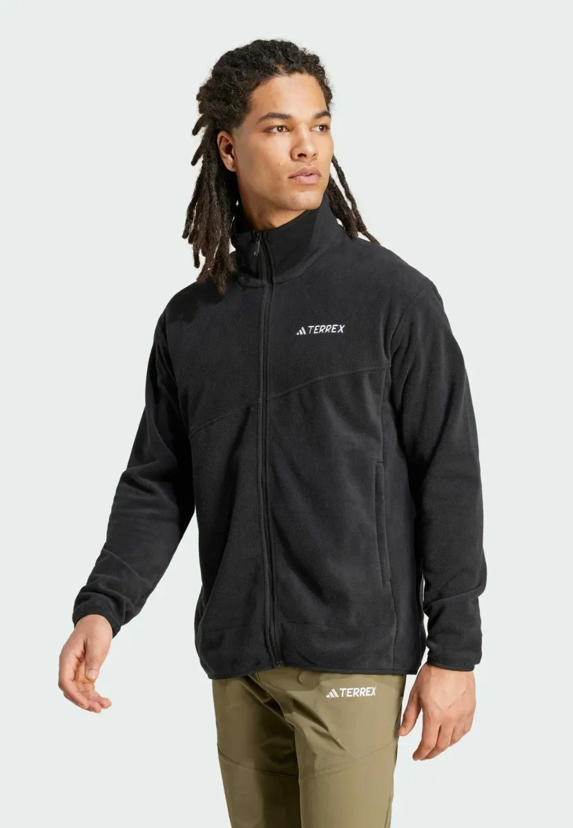 MULTI FULL-ZIP FLEECE - Fleecejacke - black