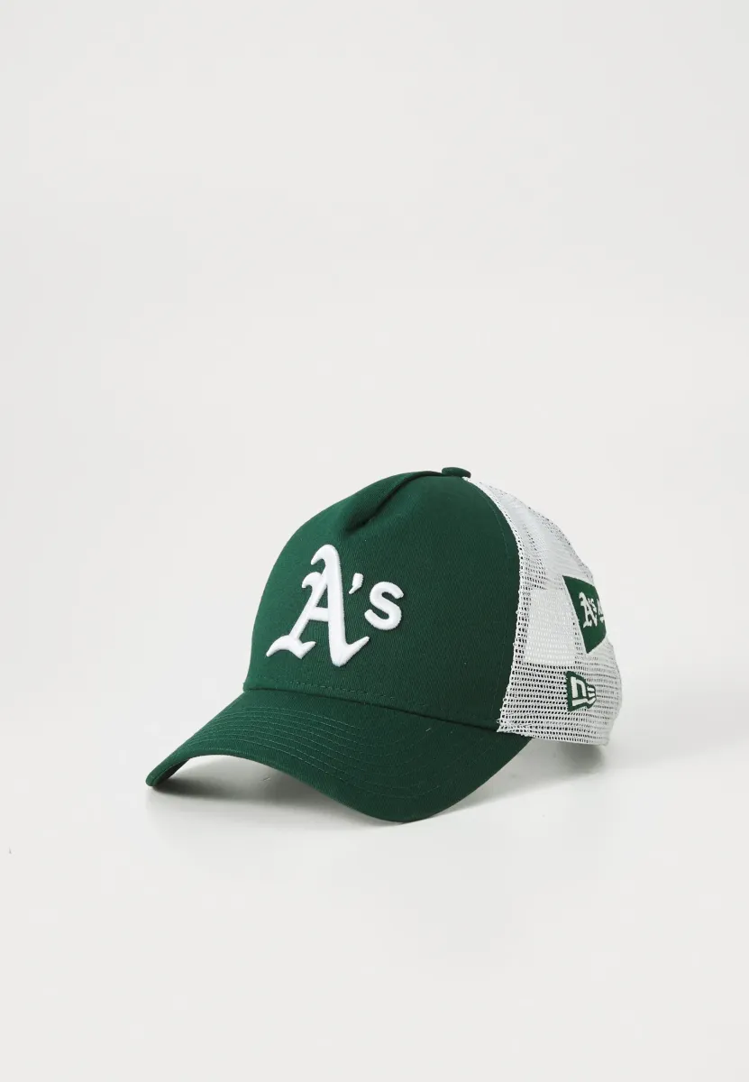 MULTI PATCH TRUCKER UNISEX - Cap - dark green/white