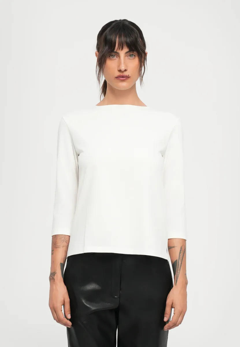 MULTIA - Langarmshirt - bianco