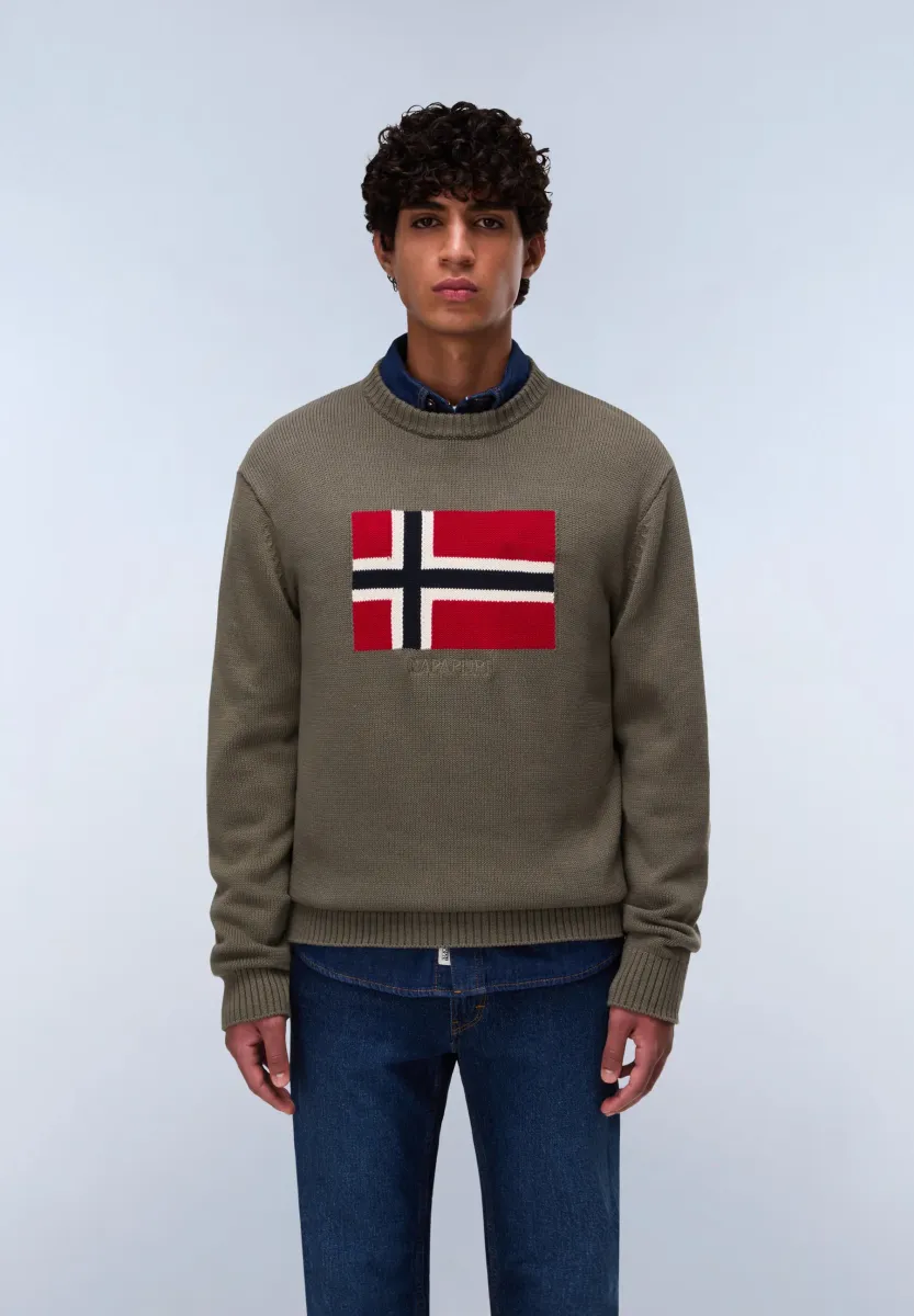 MURA - Strickpullover - tea leaf ga