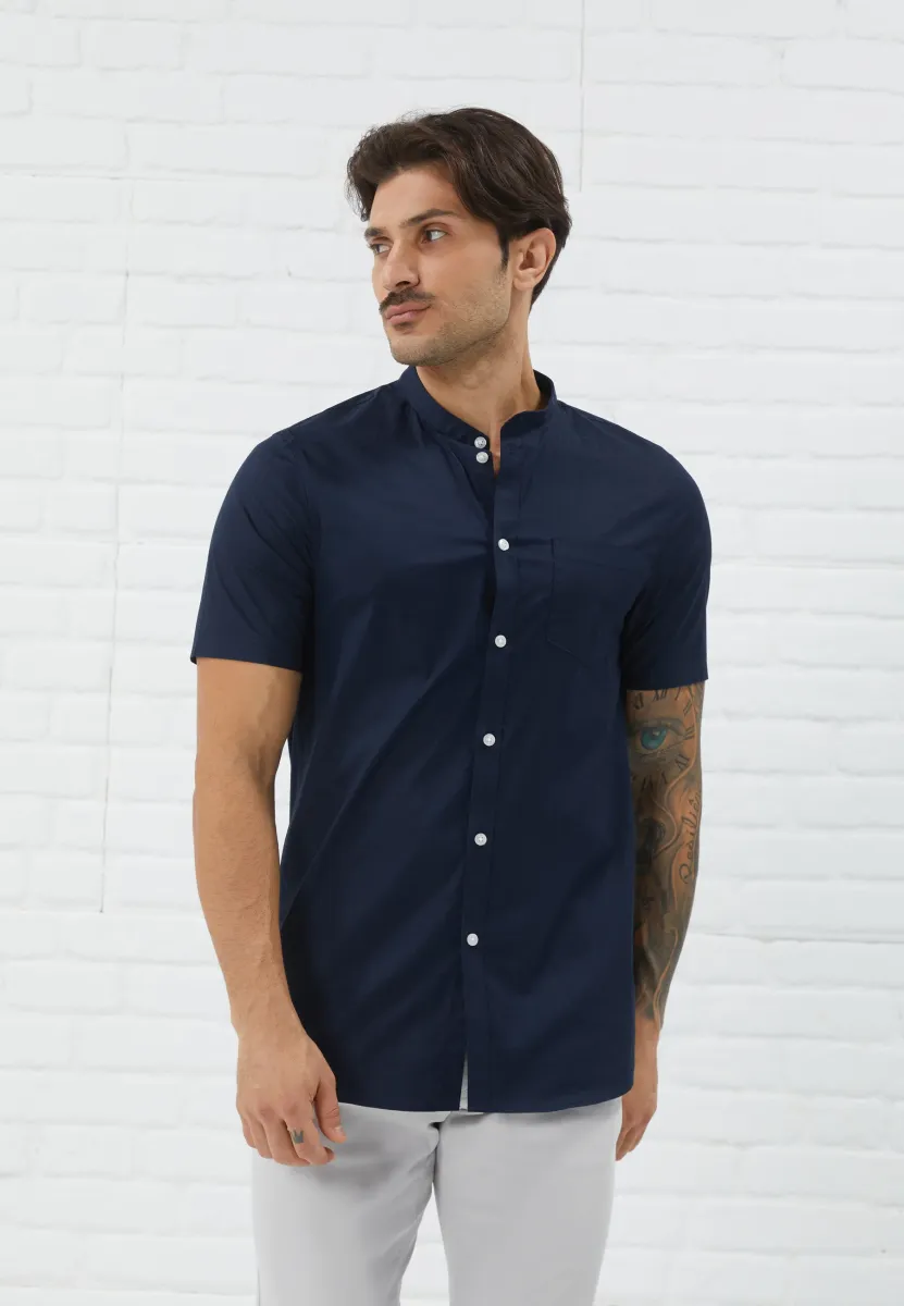 MUSCLE FIT - Hemd - dark blue