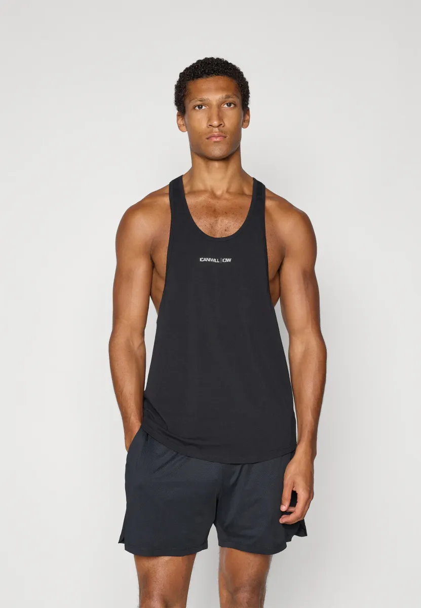 MUSCLE TANK MEN - Top - black