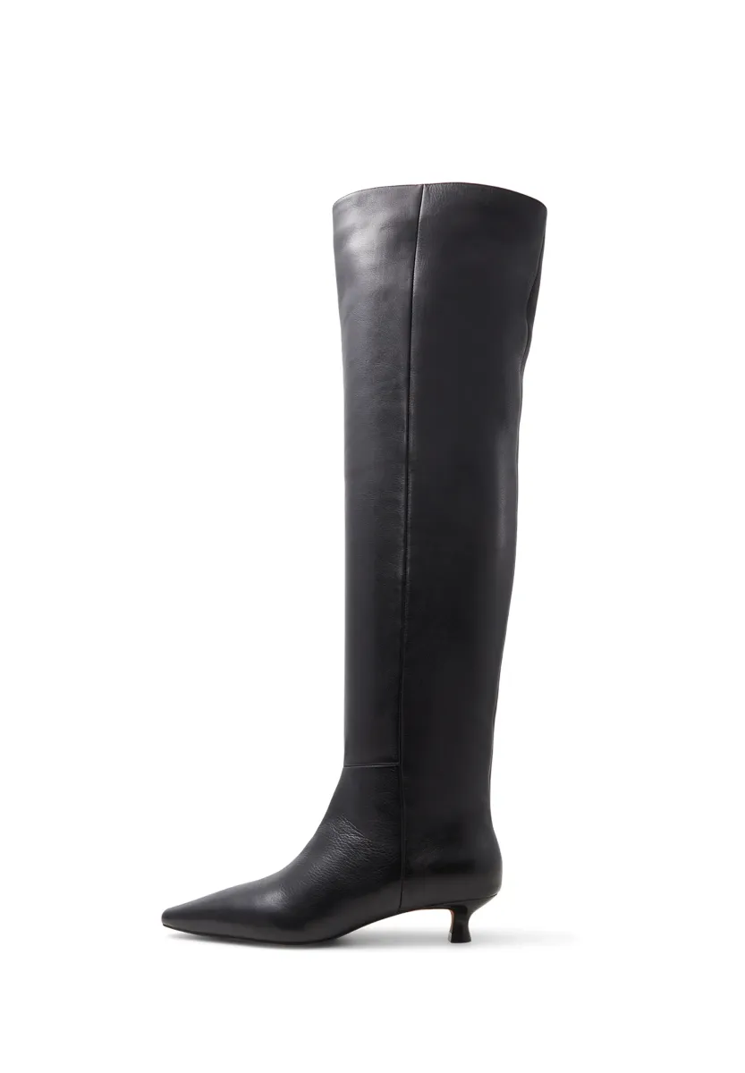 MUTTSEE - Overknees - black