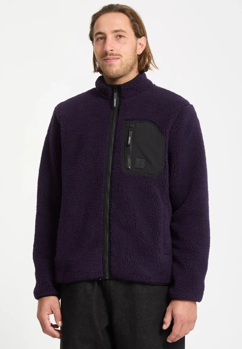MUZZER FUZZAR - Fleecejacke - dark purple
