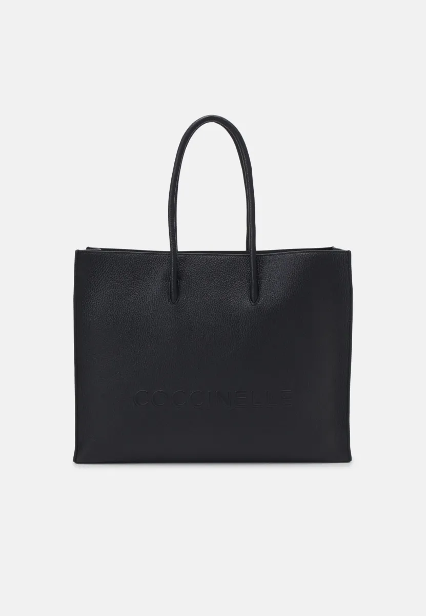 MYRTHA MAXI LOG - Shopping Bag - noir