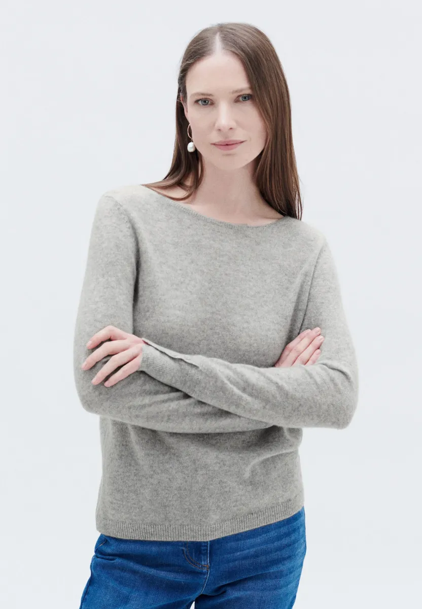 MZOAN - Strickpullover - light grey