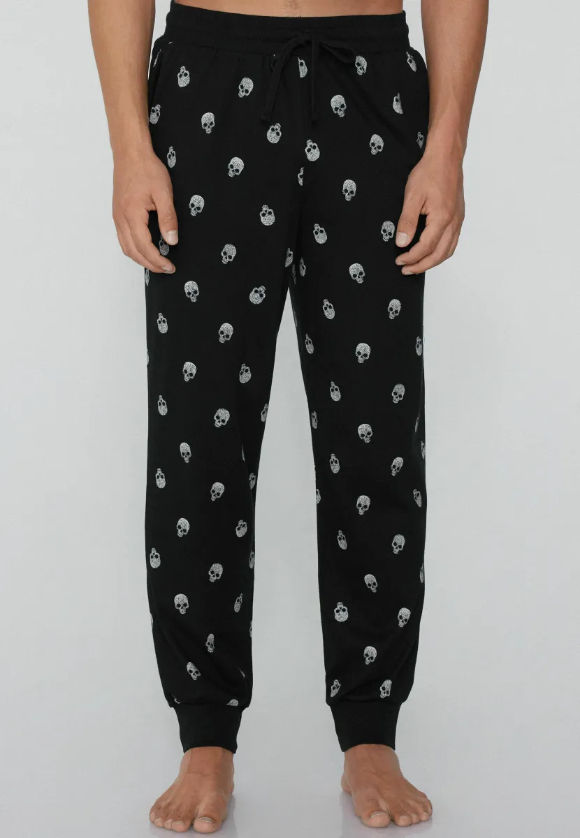 Nachtwäsche Hose - black