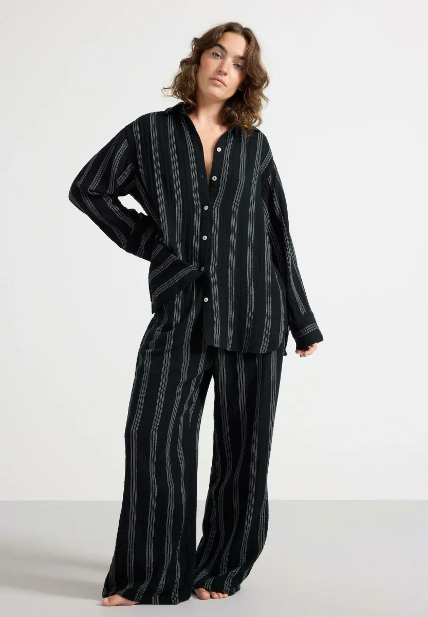 Nachtwäsche Hose - black