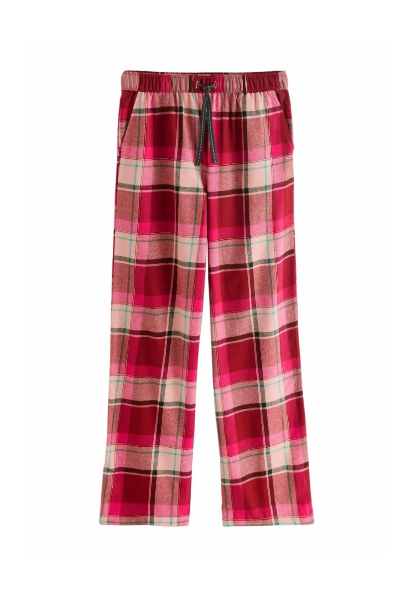 Nachtwäsche Hose - red check