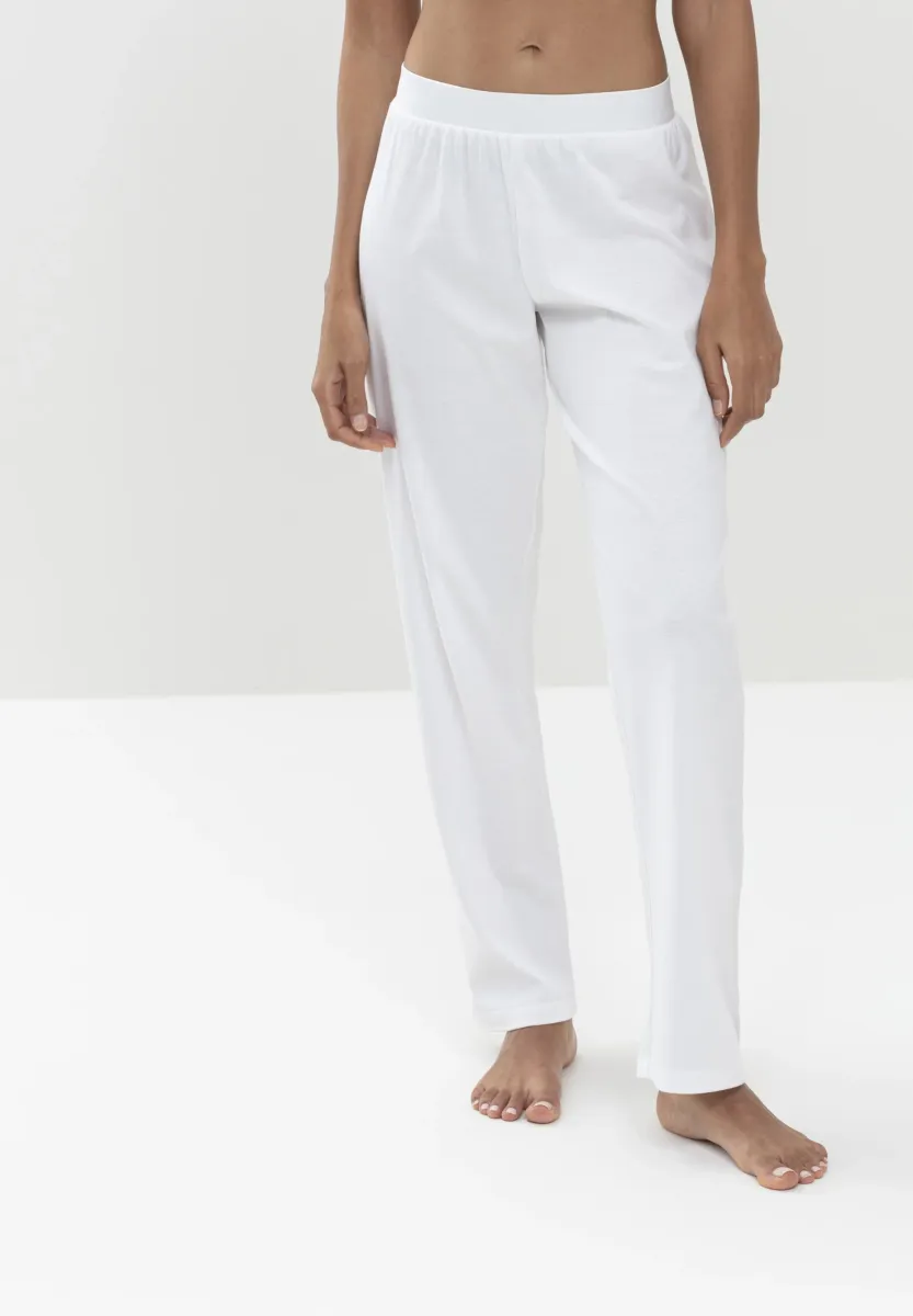 Nachtwäsche Hose - weiss