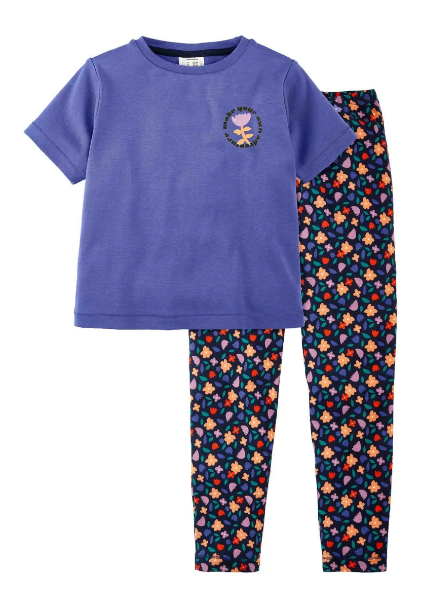 Nachtwäsche Set - irisblau