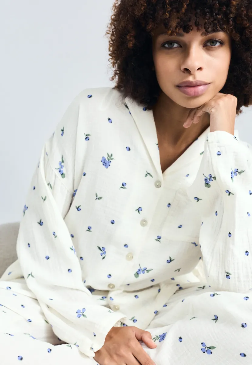 Nachtwäsche Set - light white