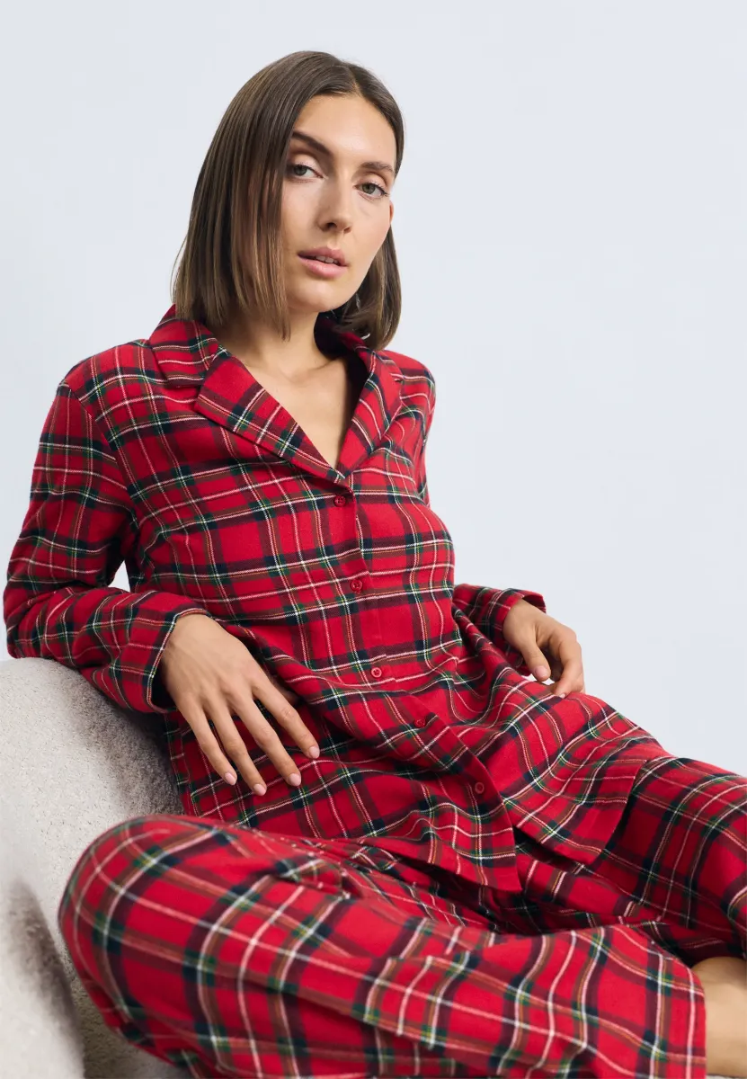 Nachtwäsche Shirt - red