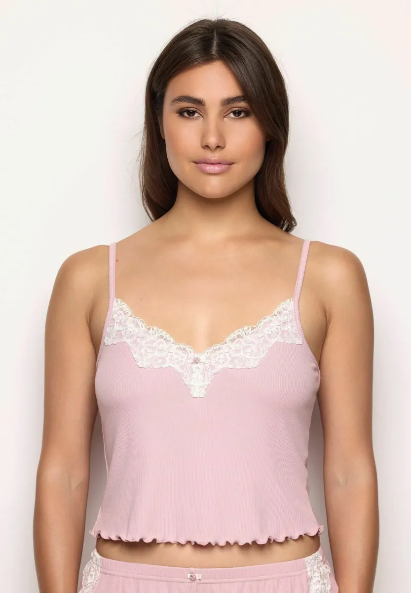 Nachtwäsche Shirt - rose plain