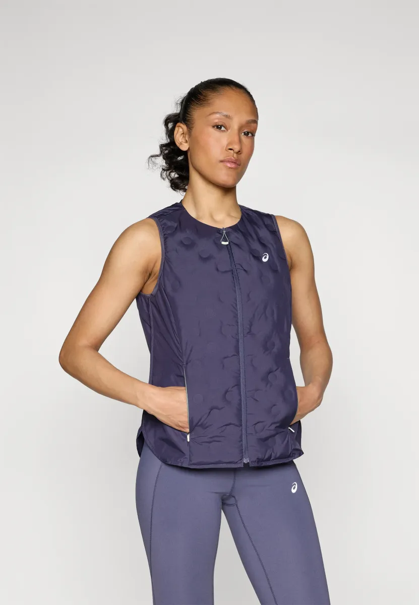 NAGINO RUN PADDED GILET - Weste - indigo fog