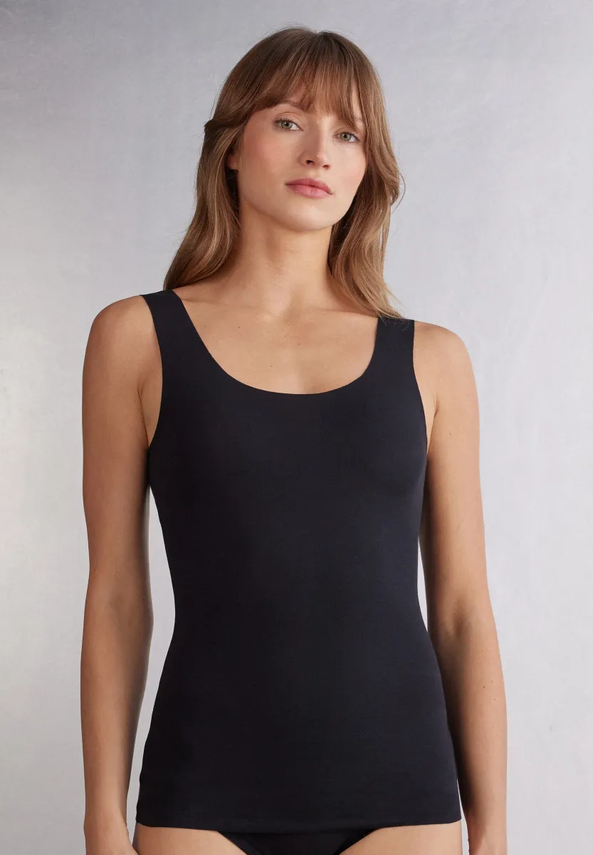 NAHTLOSER  - Unterhemd/-shirt - black