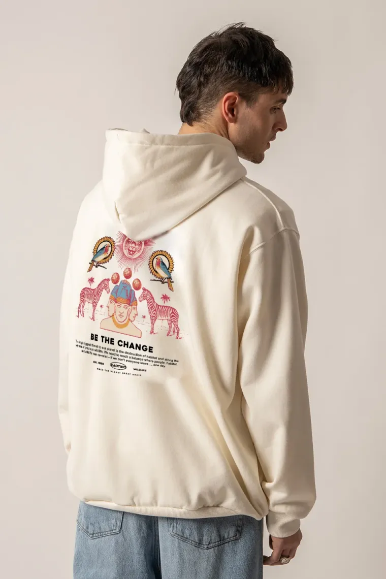 NAIROBI UNISEX - Kapuzenpullover - ivory