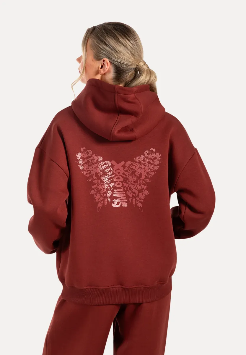 NALA BACK PRINT - Sweatshirt - braun