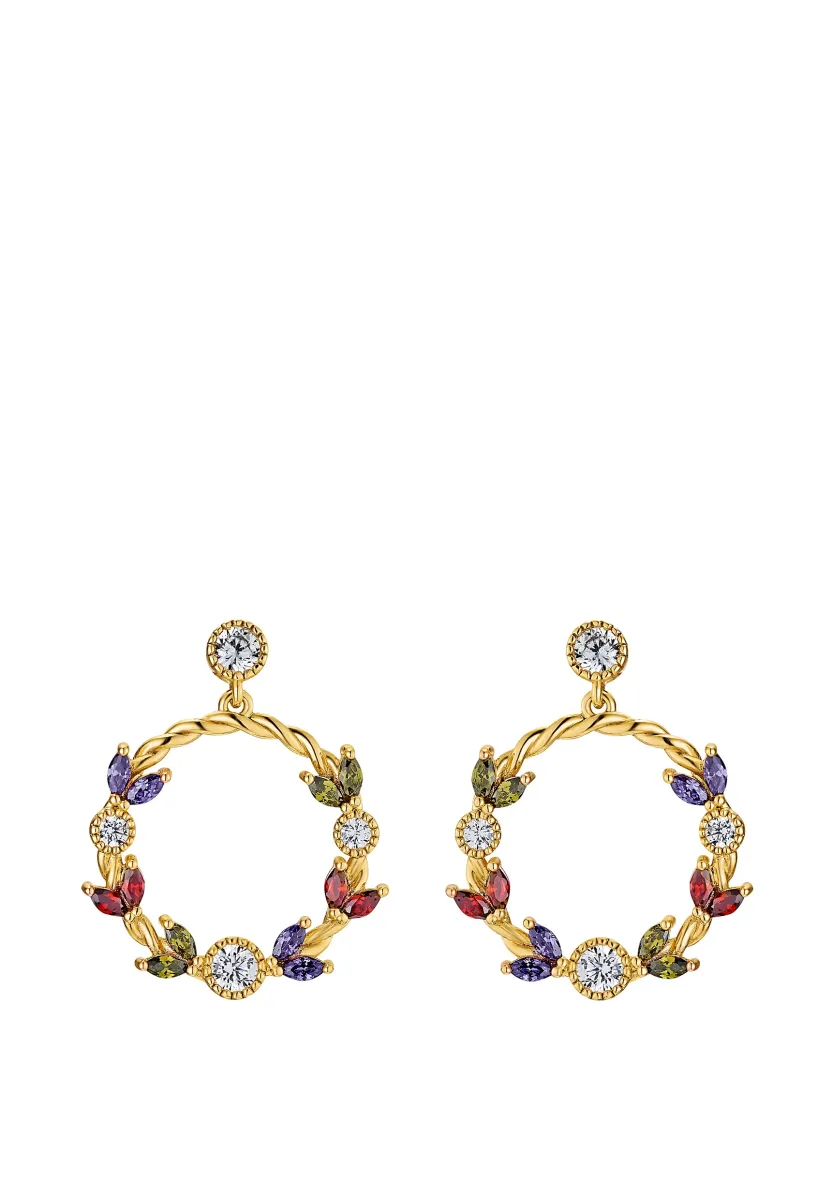 NALA POLIERT - Ohrringe - goldfarbend