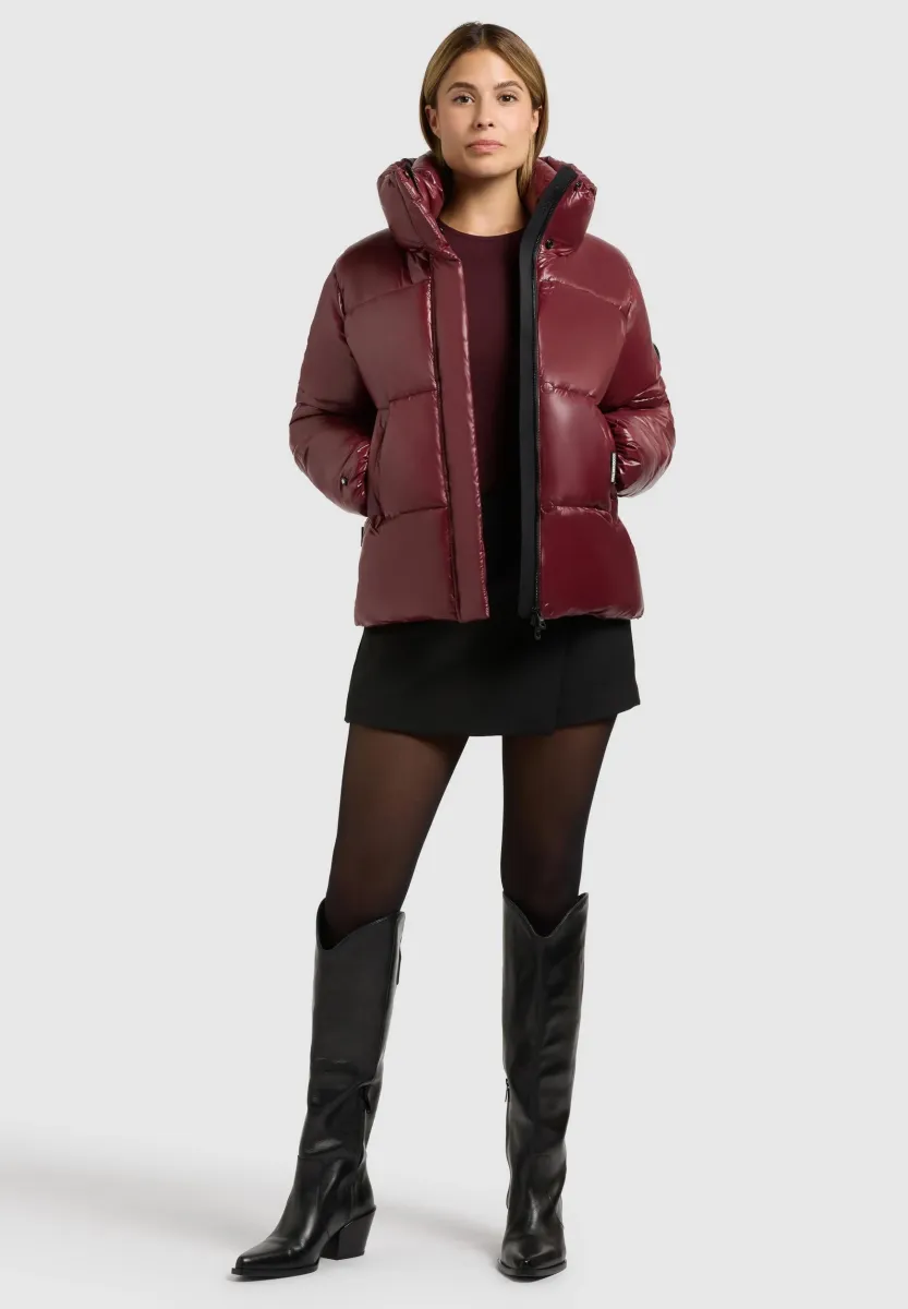 NALA - Winterjacke - mahagoni red