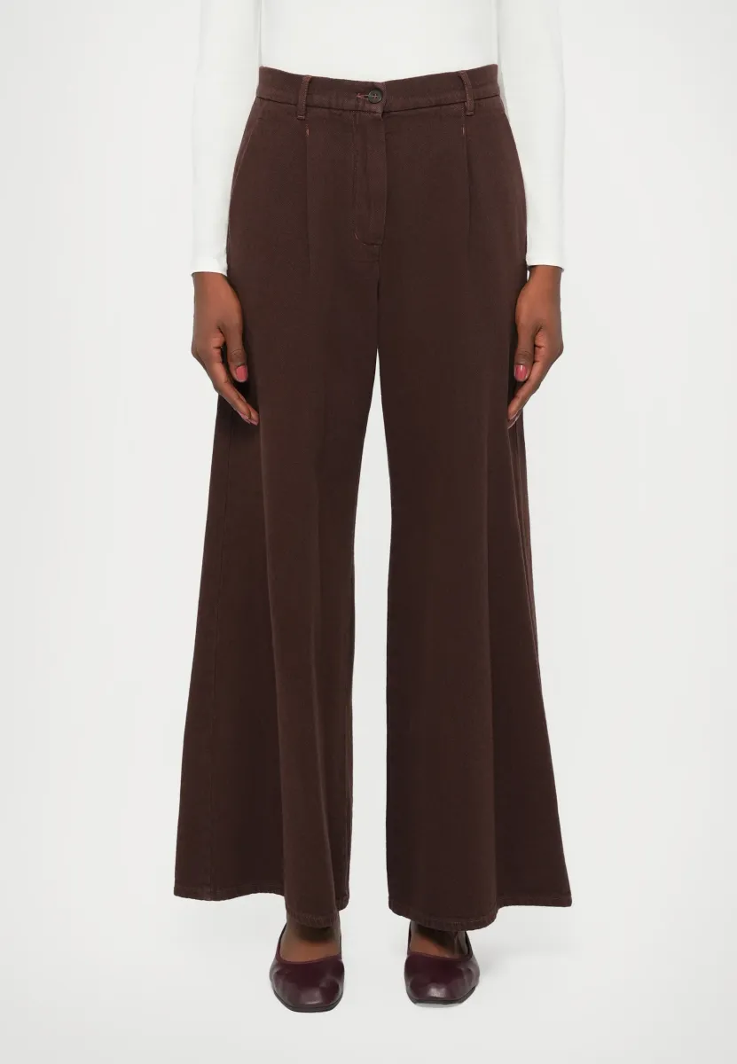 NANDA - Jeans Relaxed Fit - cioccolato