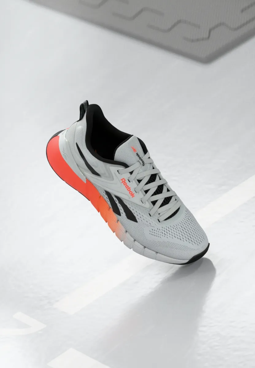 NANO GYM - Trainingsschuh - moon/black/flash orange