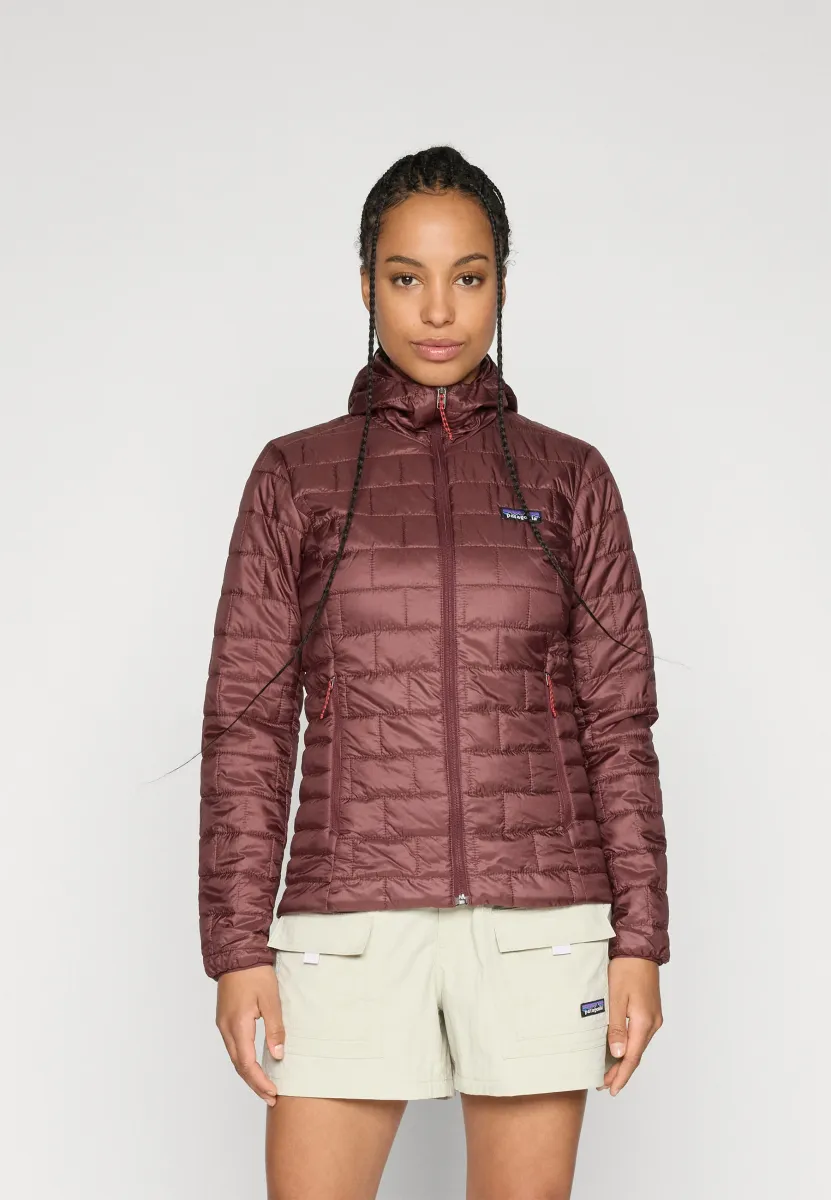 NANO PUFF HOODY - Outdoorjacke - dark ruby