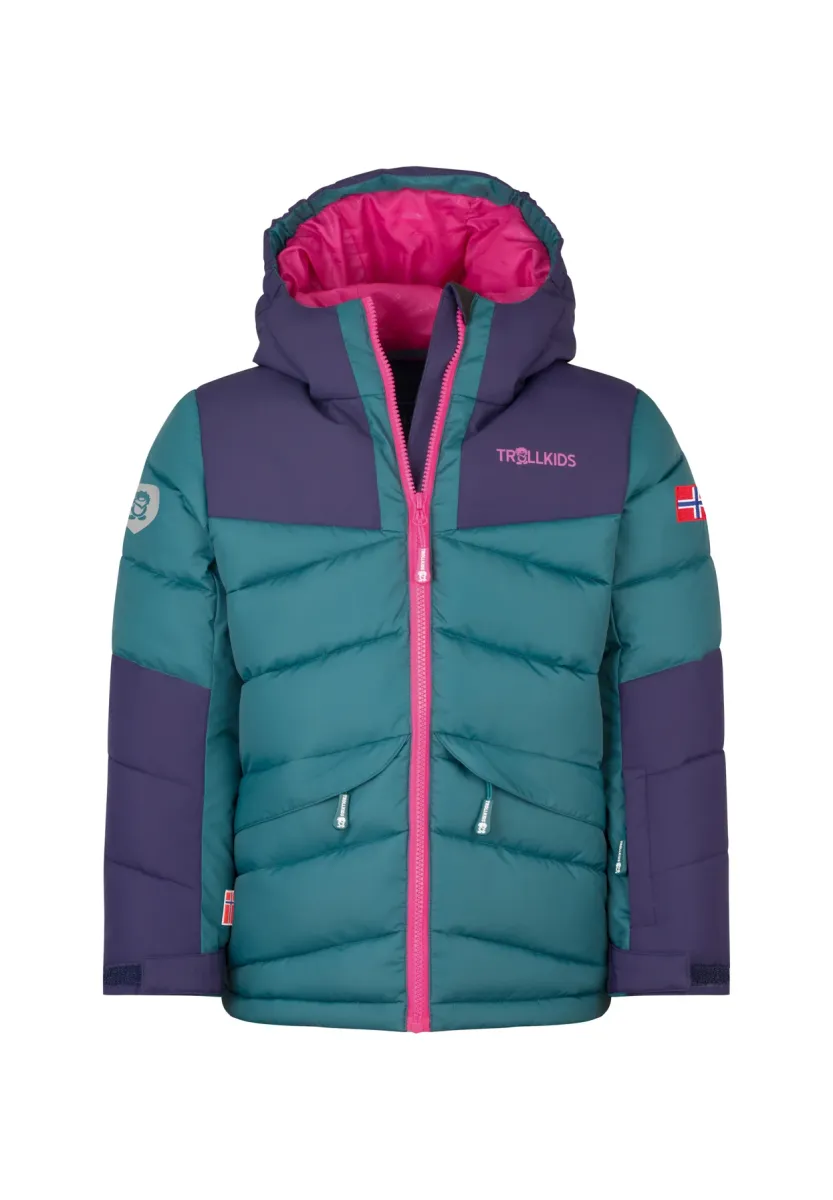 NARVIK PRO - Skijacke - midnight petrol/deep violet/dark pink