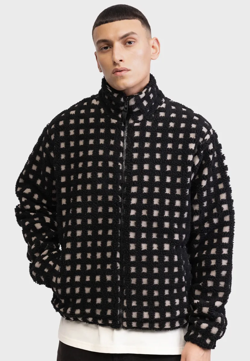 NASSAU BOXY FIT - Fleecejacke - black