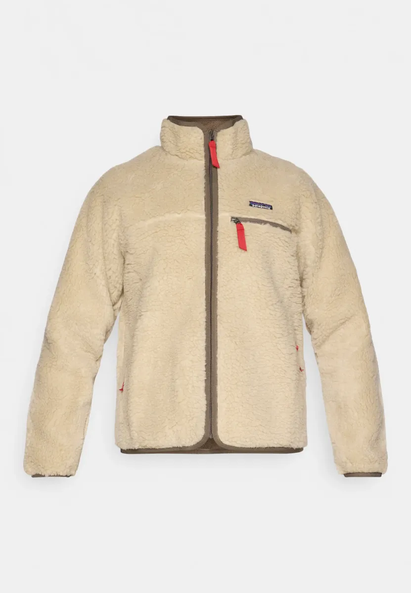 NATURAL BLEND RETRO CARDIGAN UNISEX - Fleecejacke - dark natural/marlow brown