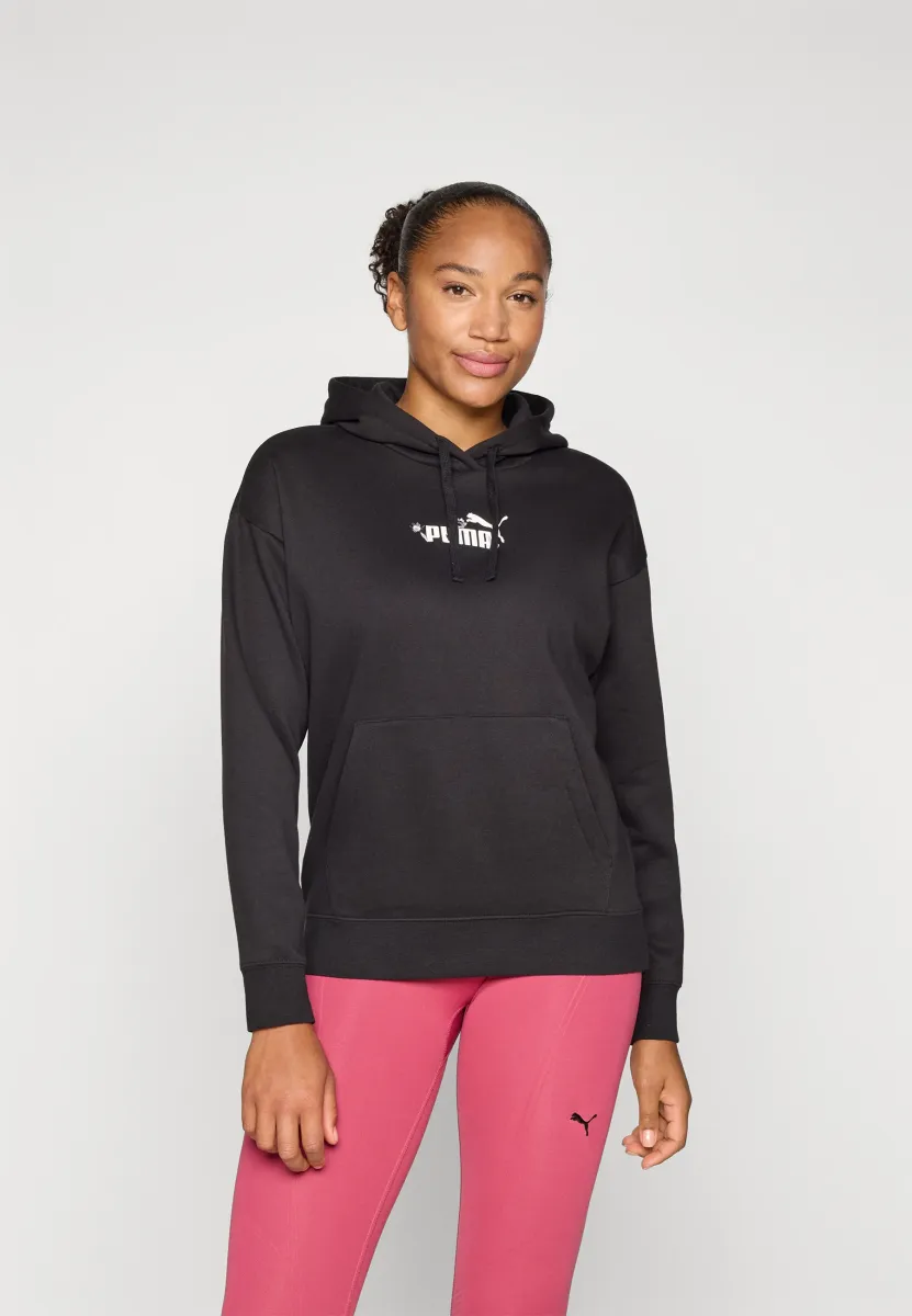 NATURE COMFORT - Kapuzenpullover - black