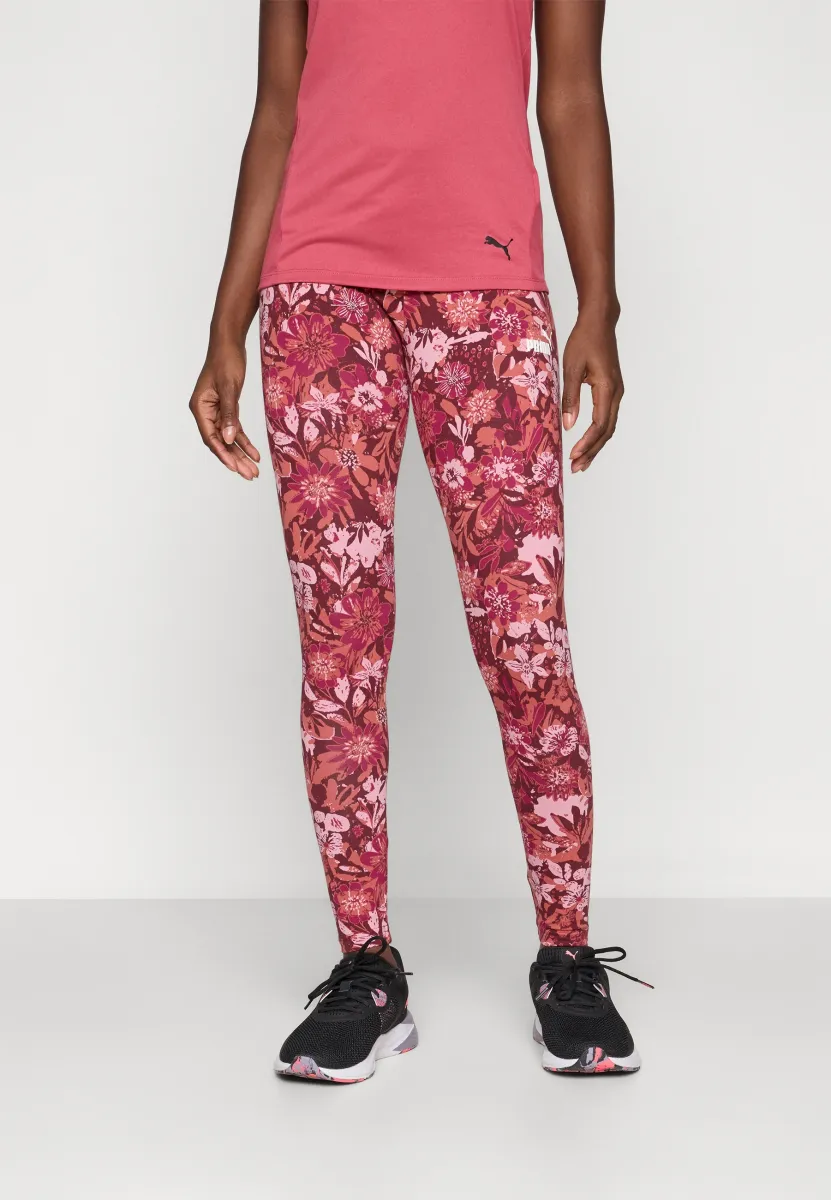 NATURE LEGGINGS - Tights - ruby shimmer