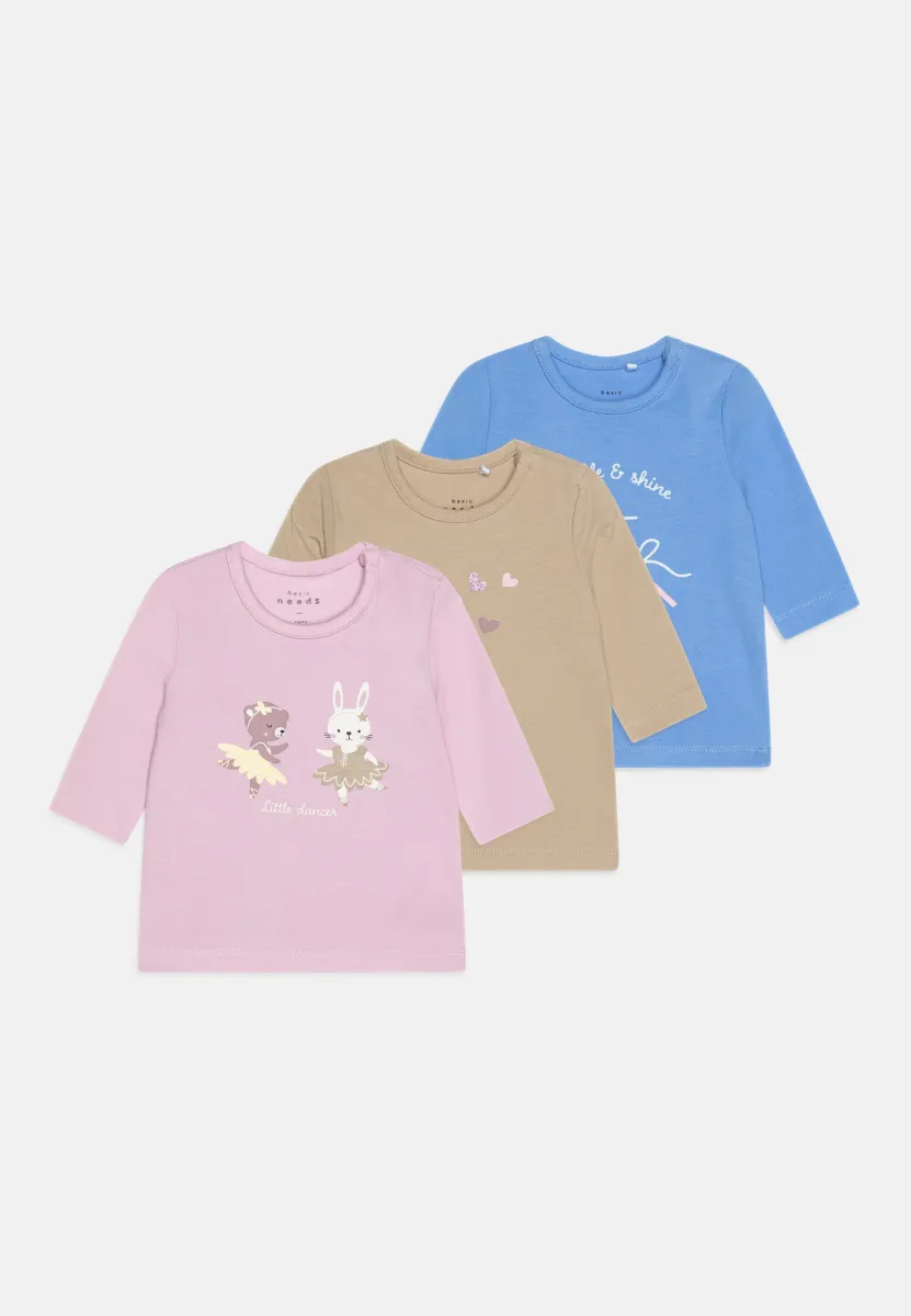 NBFVUBIE 3 PACK - Langarmshirt - winsome orchid