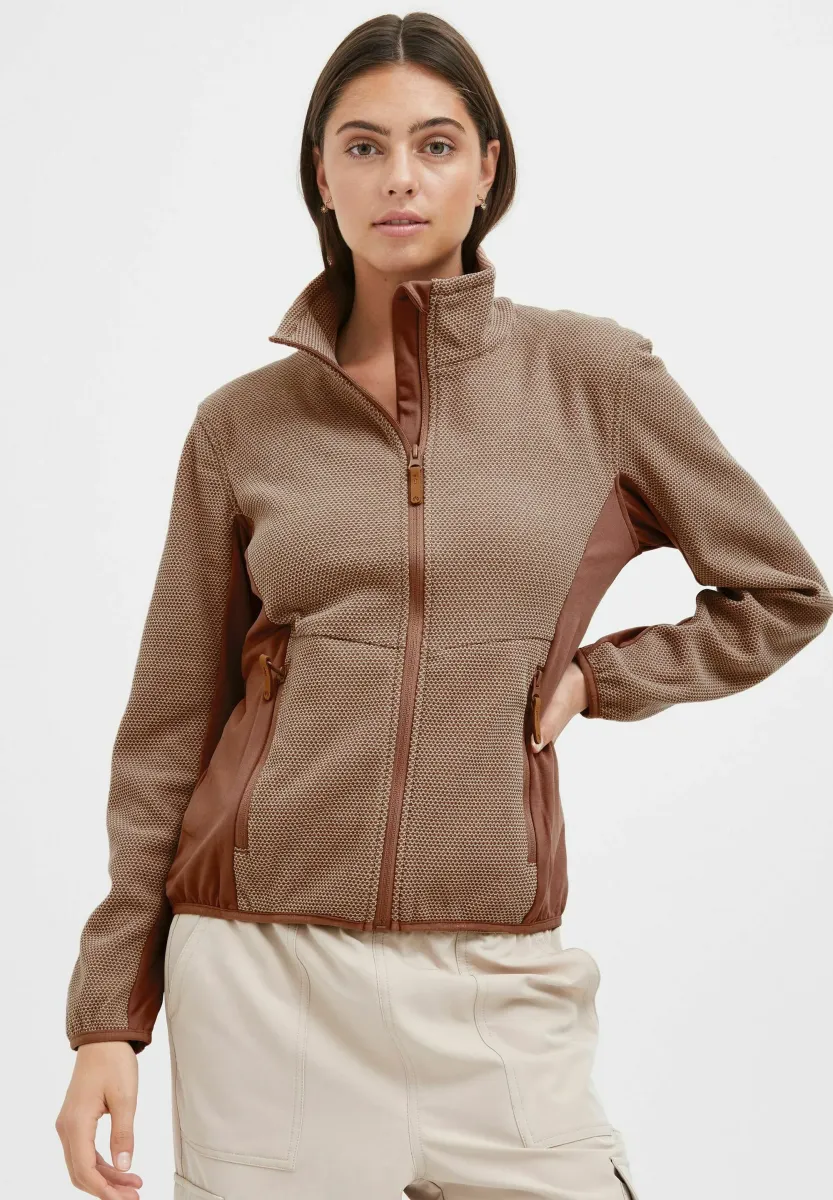 NBHelga - Fleecejacke - cognac
