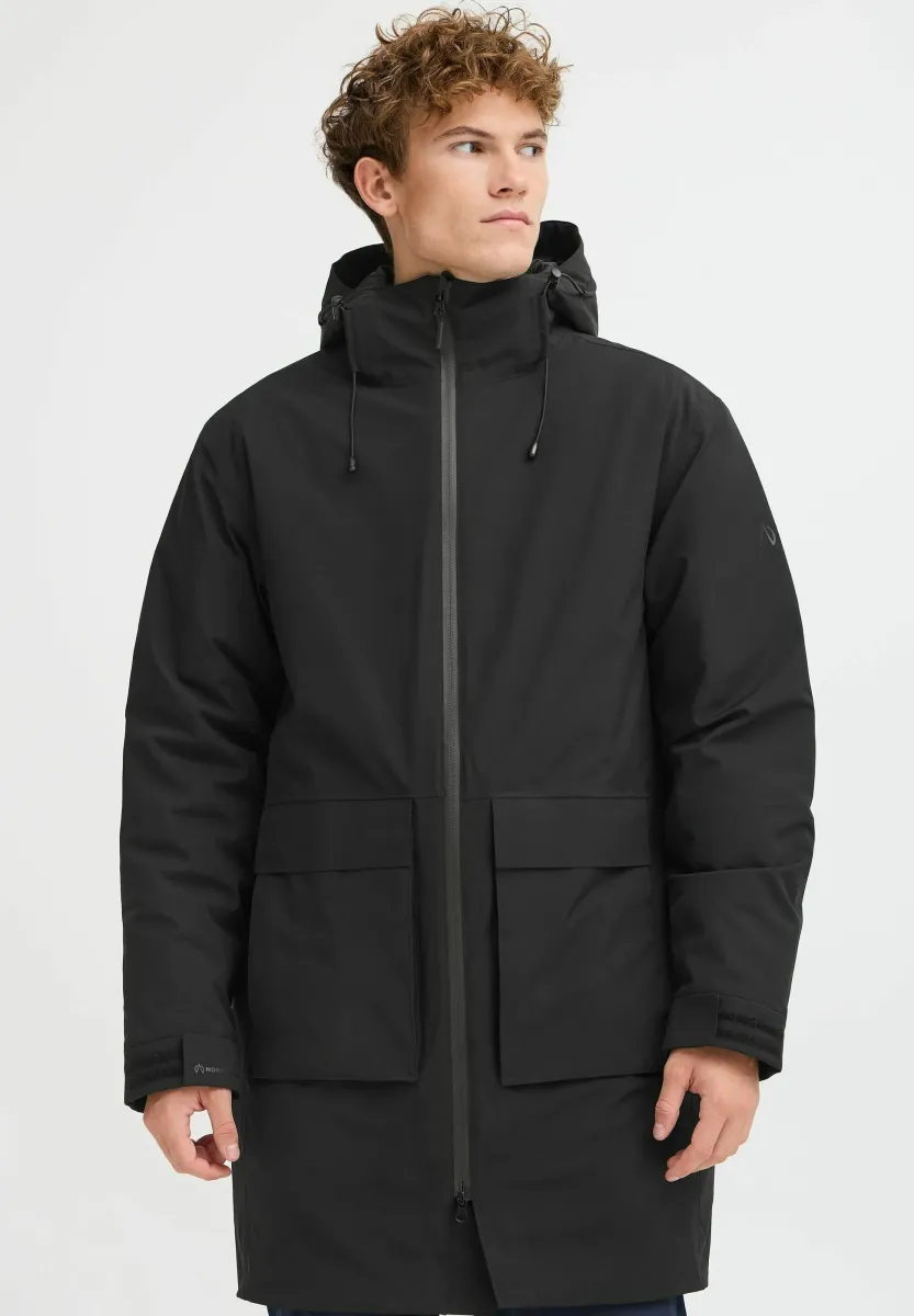 NBKARIM M  W-PRO 15.000 MIT WASSERDICHTER BESCHICHTUNG  - Wintermantel - black
