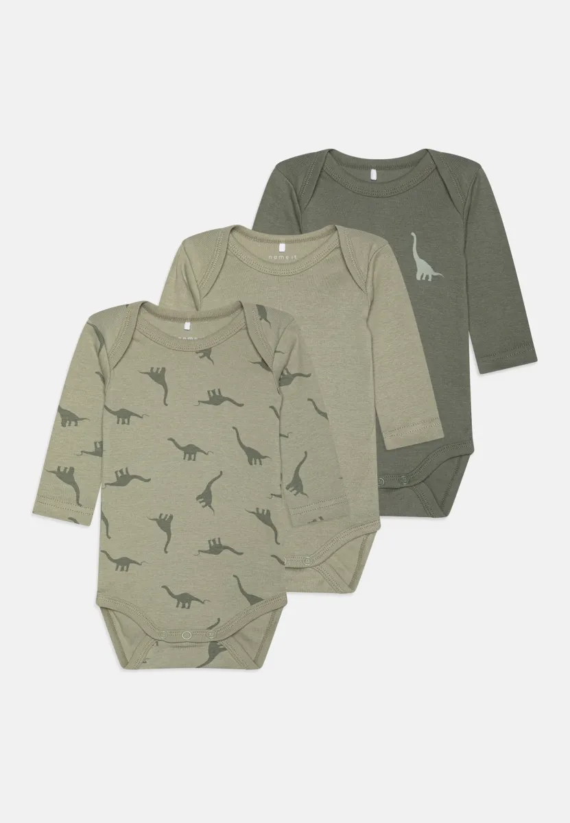 NBM DINO 3 PACK - Body - agave green